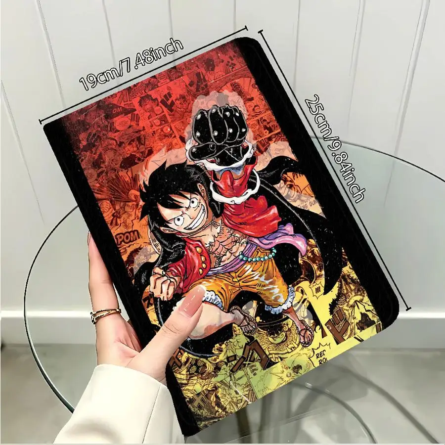 One-P-Piece Bro With Pencil Holder Case for Samsung Galaxy Tab S7 S8+ S11 A8 A7 Lite S10FE S9 FE S10 Plus S9+ S10 Lite A9Plus