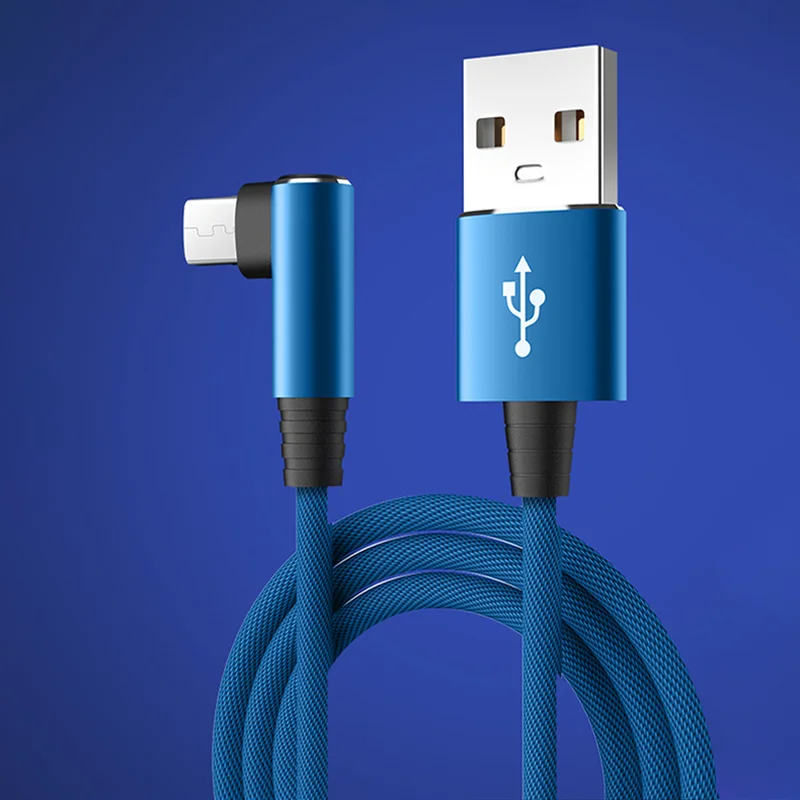 Cable USB tipo C de carga rápida 5A, Cable de codo de 90 grados para juego para Xiaomi Redmi POCO Honor, cargador de teléfono