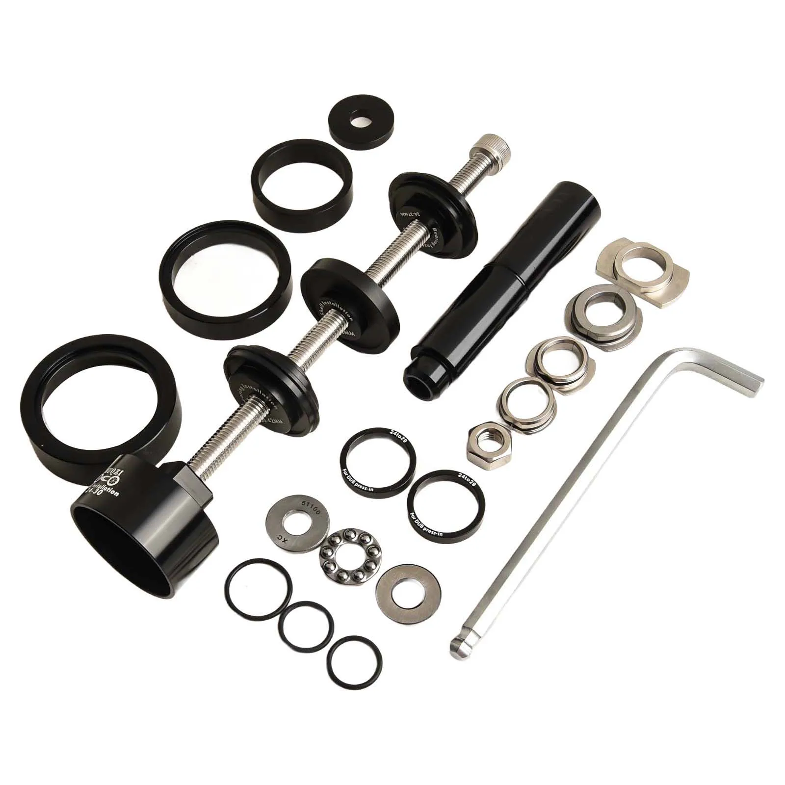 

Black MTB Bearing Removal Convenient Storage Beautiful Lines Fine Workmanship High-strength Material Lightweight Design