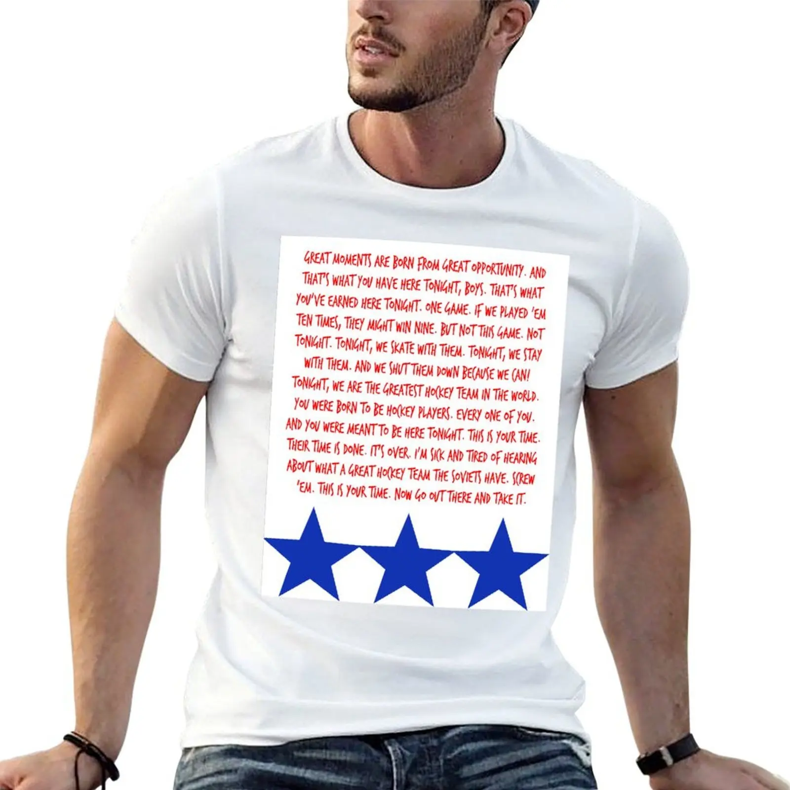 

HERB BROOKS T-Shirt t shirts for man cotton soft funny t shirts man t shirts cotton 100% T-shirt