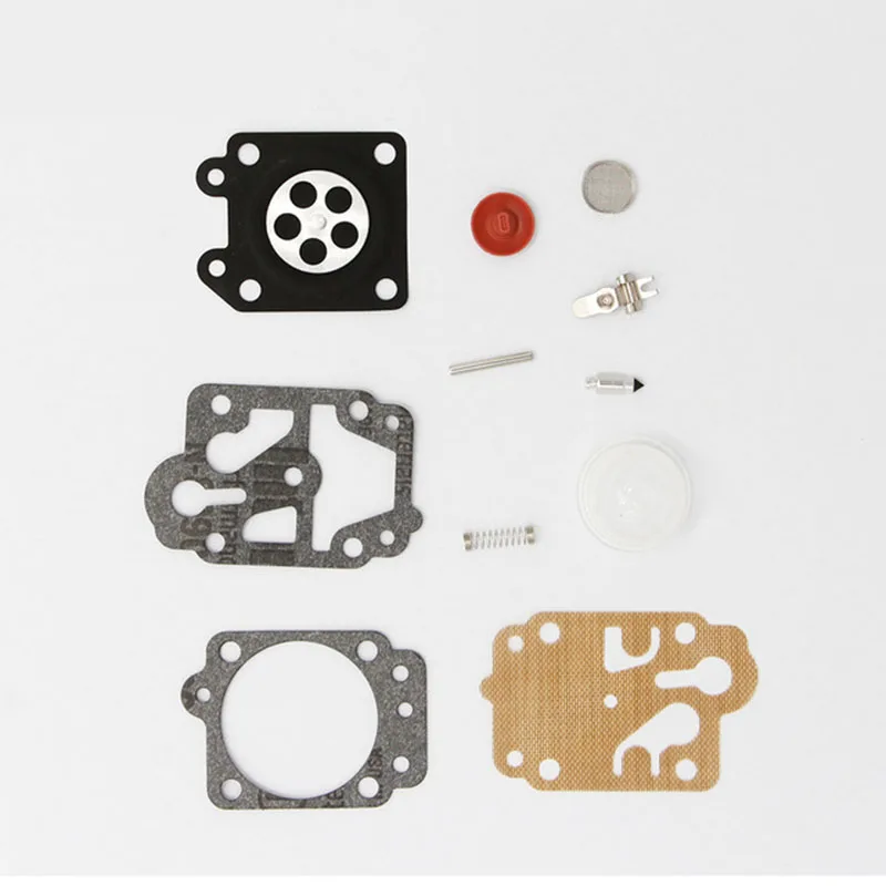 10pcs Carburetor Repair Kit With For Primer Bulb For Chinese Trimmer CG260 CG330 CG430 CG520 GX35 43CC 52CC Garden Tools