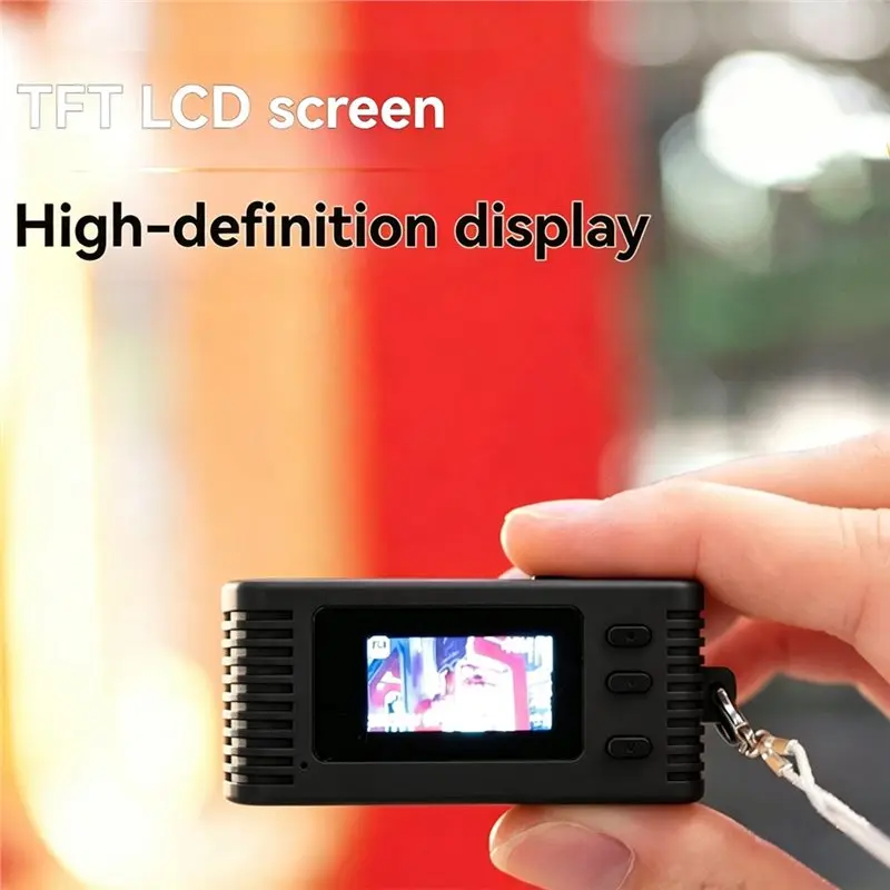 Keychain Digital Camera 1920X1080 30Fps HD Portable Sports Camcorder Retro Video Recorder For Kids Gift