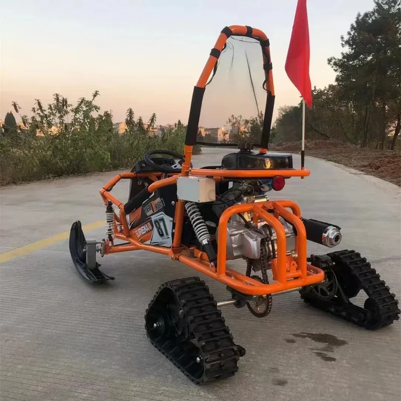 Hot sale Wholesale snowmobile tracks 125cc 150cc 200cc rubber track snow bike adult / kids quad  off road scooter electric