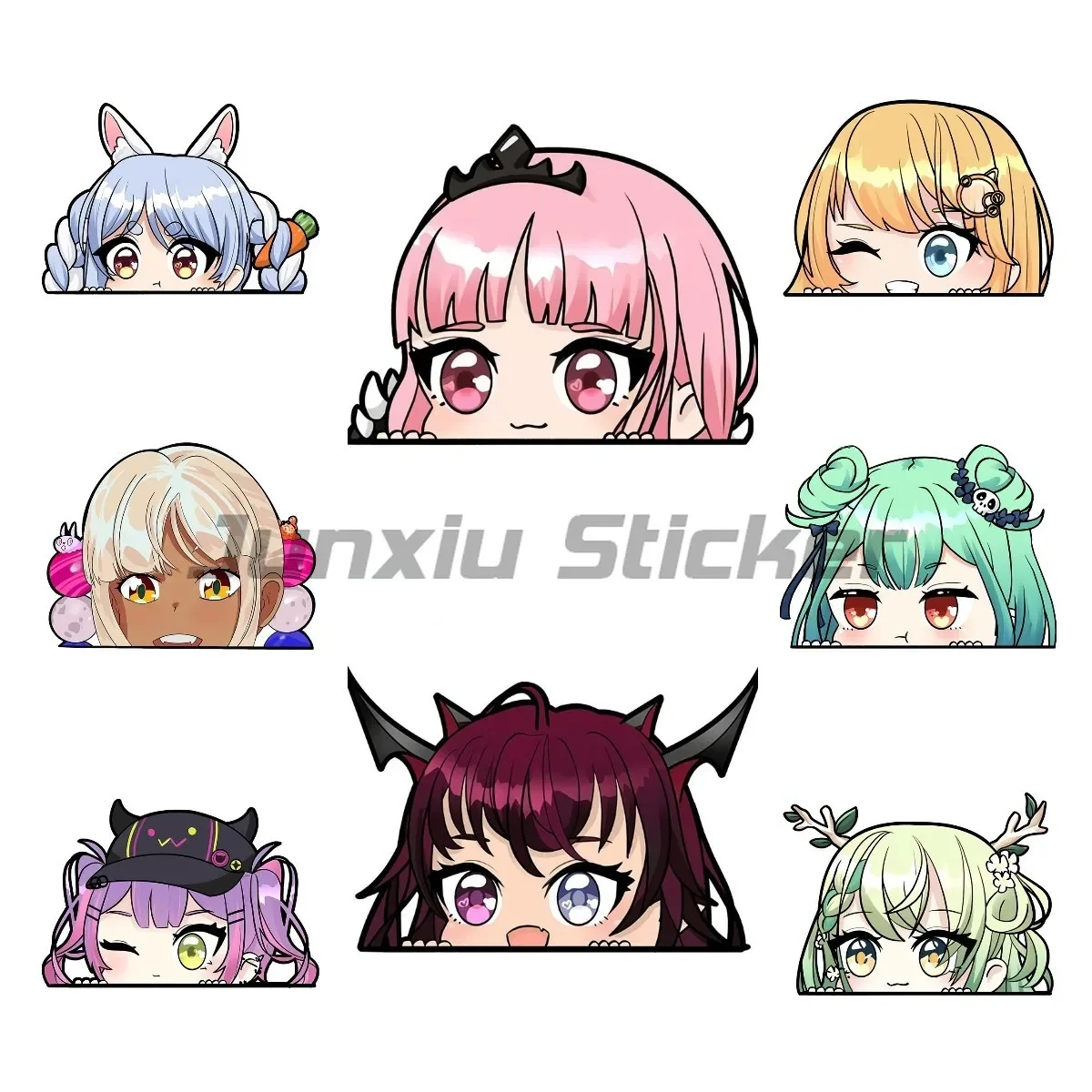 

Hakos Baelz Car Stickers for Bicycle Cars, Laptop, Boat, for Wall Door Window Helmet Decal