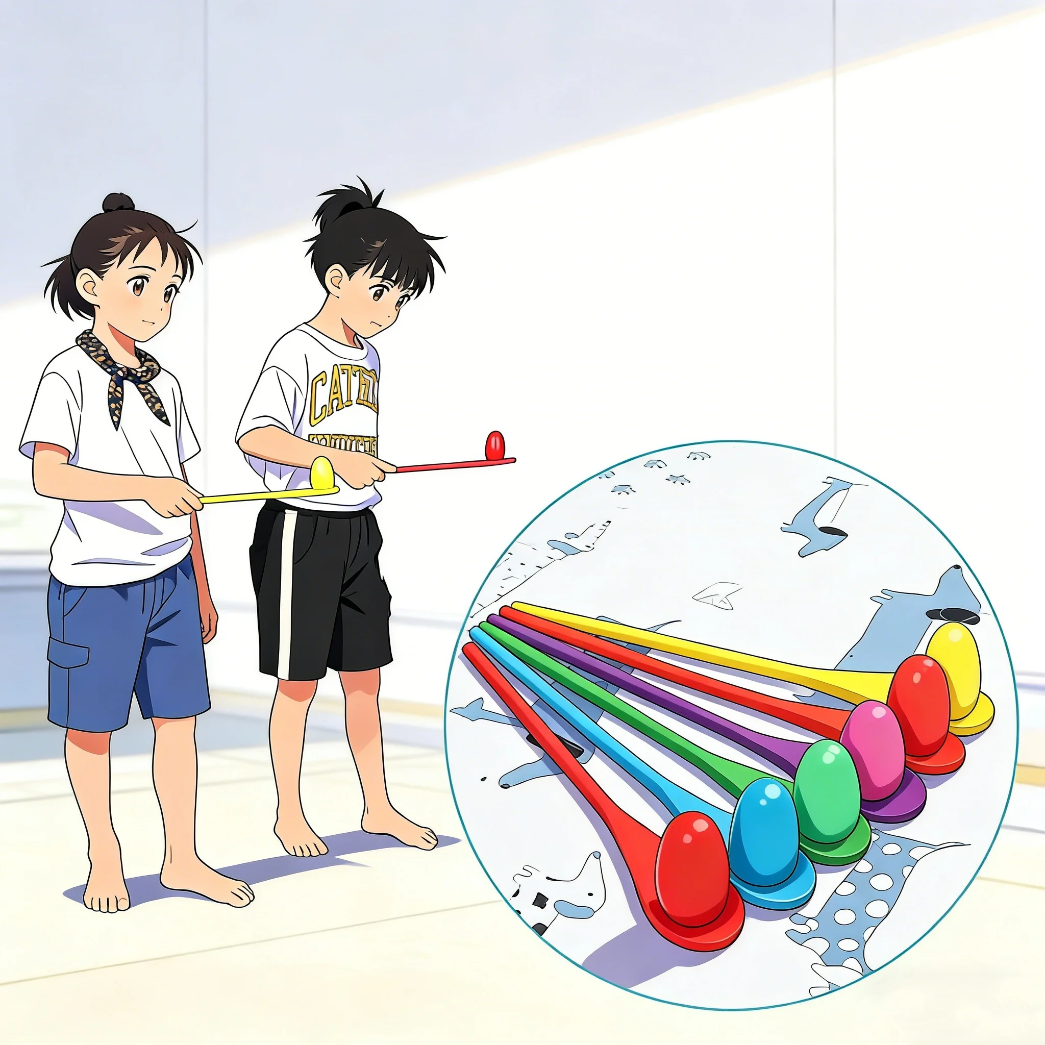 Juego divertido al aire libre para niños, juguete, cuchara para huevos, equilibrio, deporte, cuchara de madera, lanzamiento de bolas, entrenamiento con sentido, rompecabezas de educación temprana, juego de fiesta