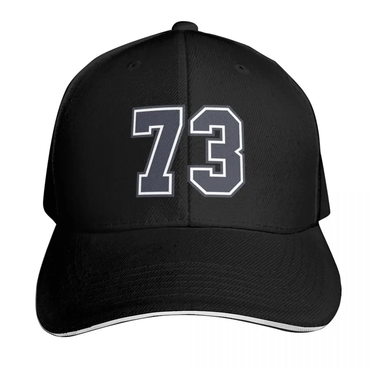 73 Sports Number Seventy-Three Baseball Cap Unique hats Hat Beach Winter hat Golf Hat Women Caps Men's