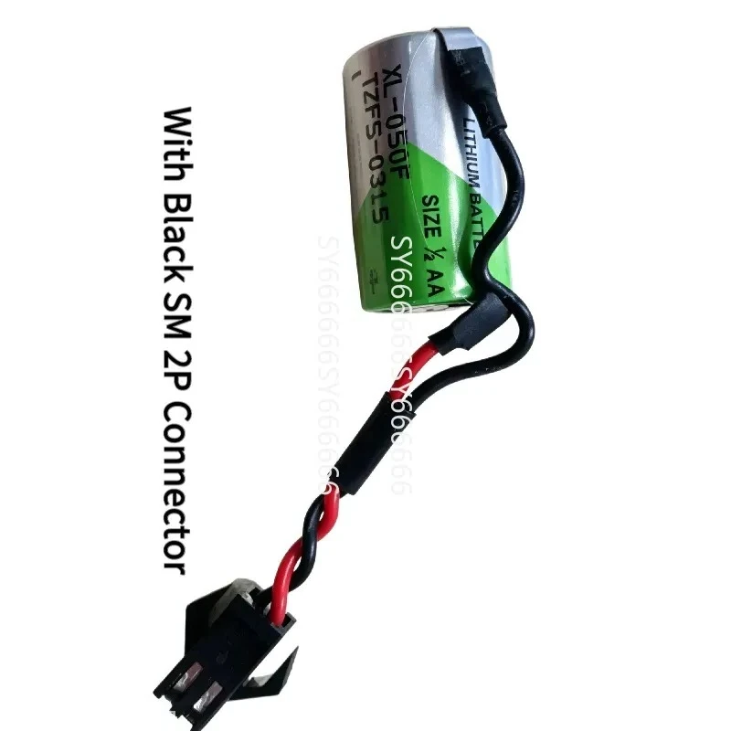 100% New Original For XENO With Black SM 2P Connector XLP-050F 3.6V 1/2AA ER14250 Lithium Thionyl Chloride Industrial Battery
