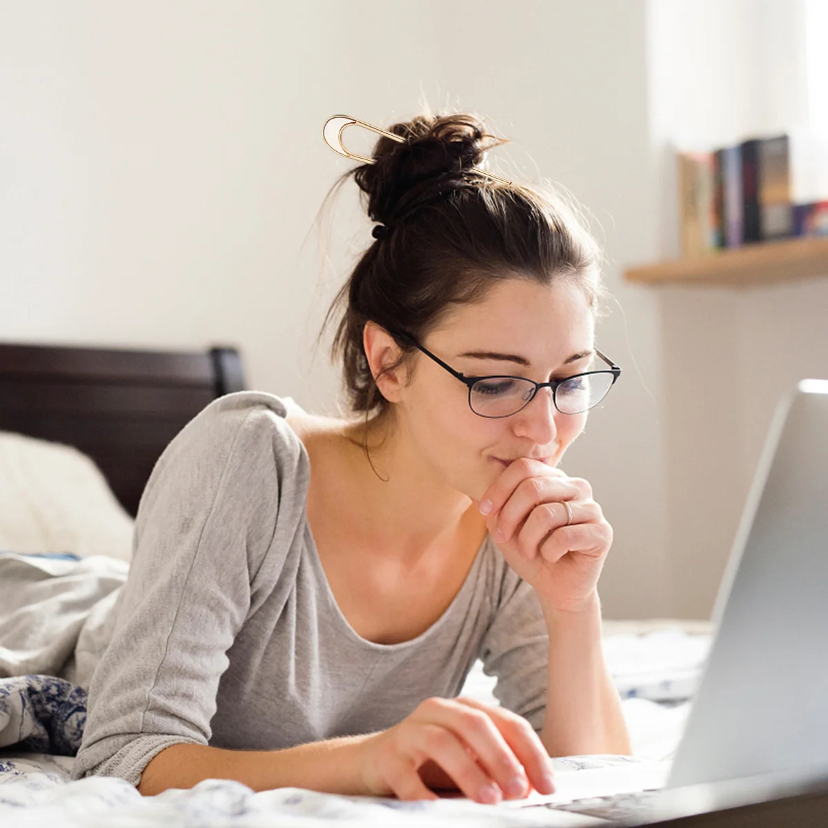 

2Pcs Alloy Shell Hair Pins U Shaped Design Elegant Women for Bridal Wedding Party Daily Wear Updo Accessory