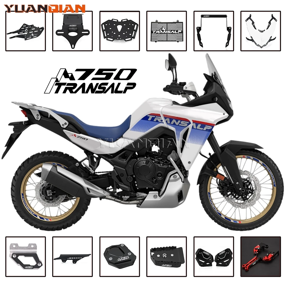 For Honda XL750 Accessories XL 750 TRANSALP 2023 2024 2025 2026 Radiator Guard Grille Cover Protetor Brake Clutch Lever Parts