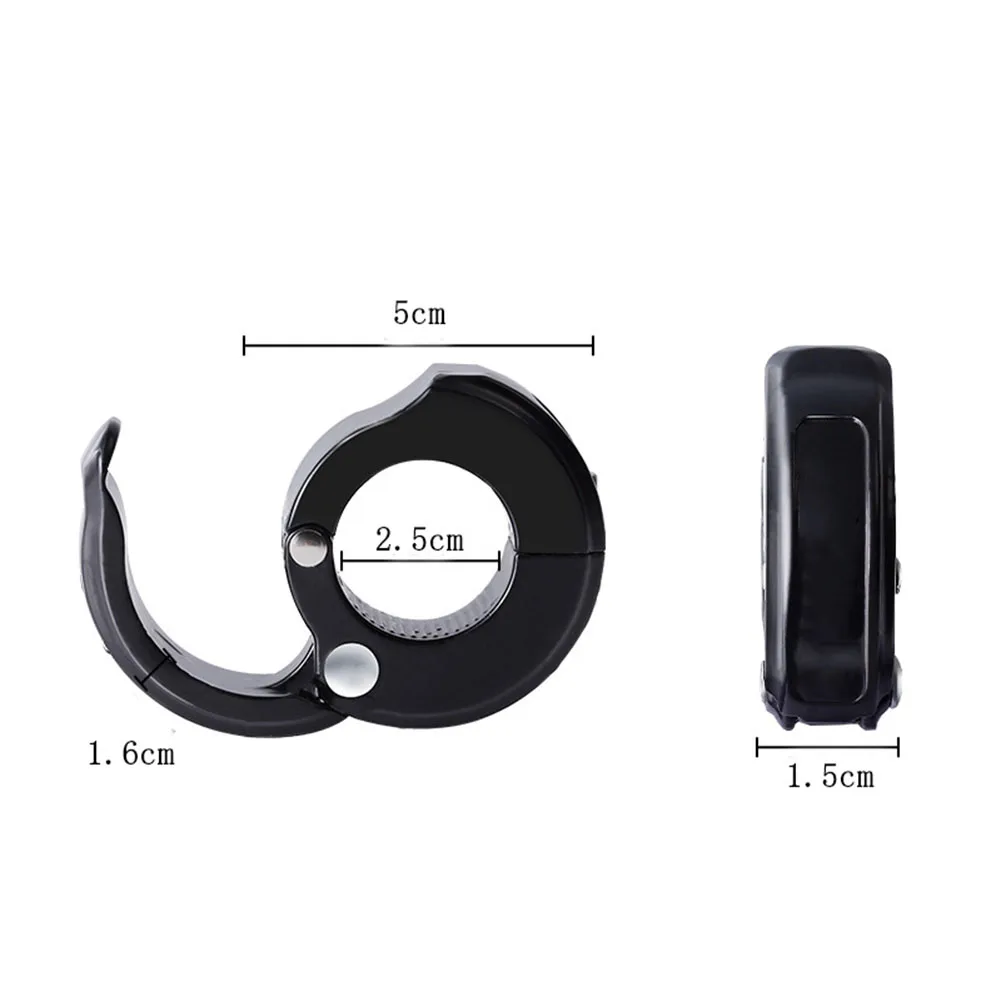 1Pcs Bicycle Decoration Scooter Electric Vehicle Reinforced Aluminum Alloy Hook 22.2MM Dirt Bike Multi Functional Hanging Hooks