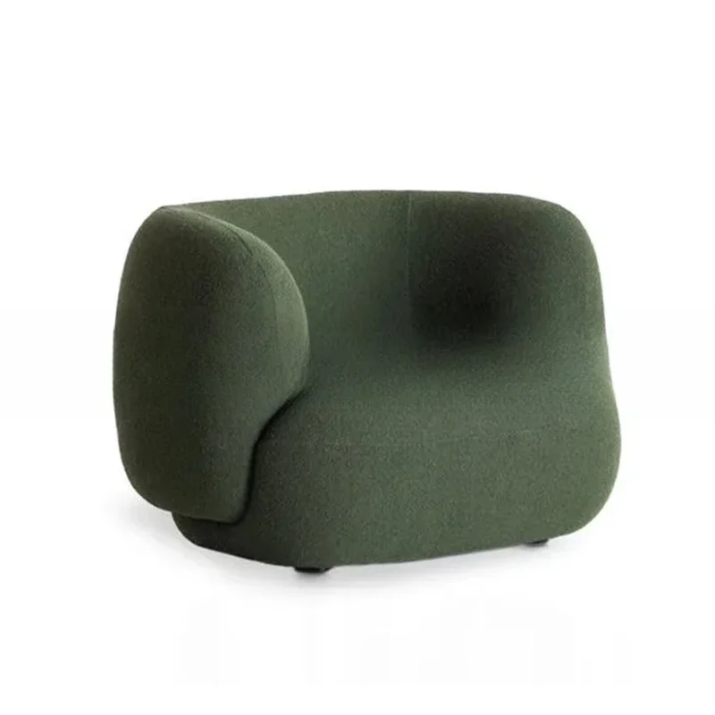 

Скандинавский средневековый темно-зеленый одиночный досуг, диван-кресло в итальянском стиле, кресло для спальни