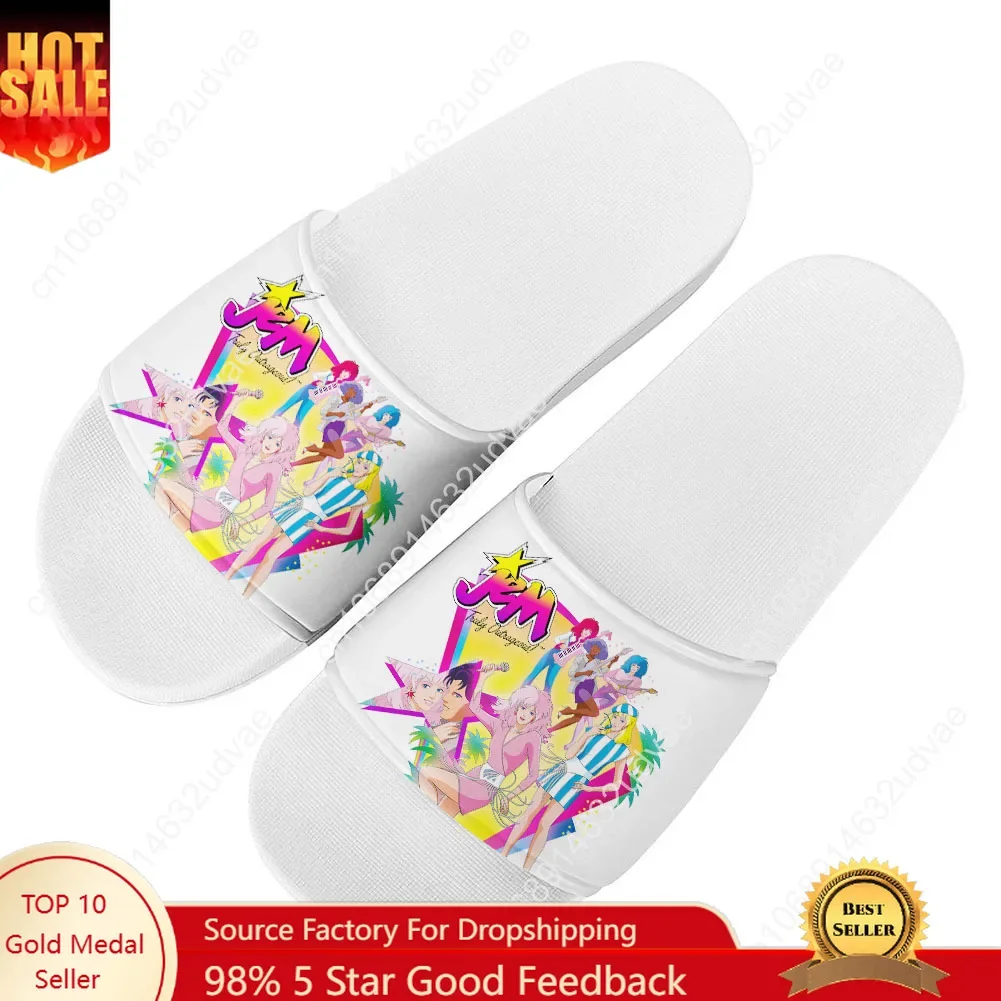 Jem and The Holograms Slippers Home Bathroom Sandals Water Shoes Men Women Teenagers Indoor Sandal Customized Summer Slipper
