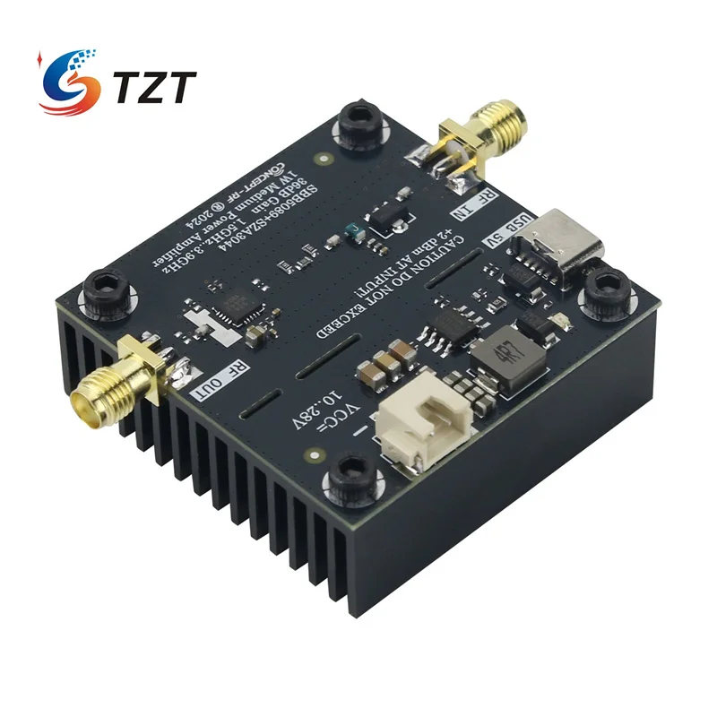 TZT SBB5089 + SHF0589/SHF0289/SZA3044 Vi Sóng Module Khuếch Đại Sóng RF Bảng Mạch Khuếch Đại 40MHz-1.2GHz 2W Tăng 25DB