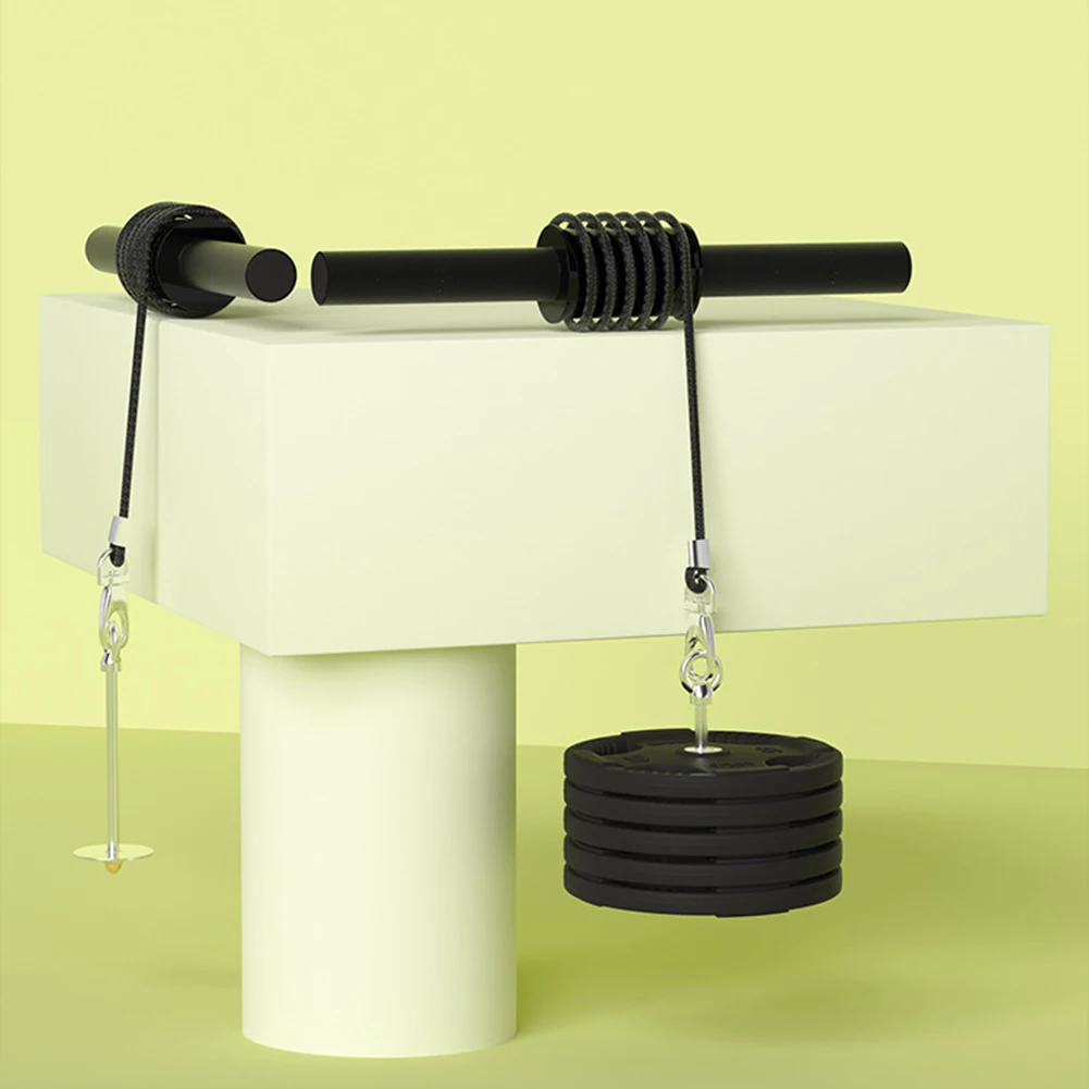 Wrist Forearm Blaster Arm Muscle Strength Trainer Exerciser Forearm Roller with Hand Grip Fitness Equipment Home Gym Workout