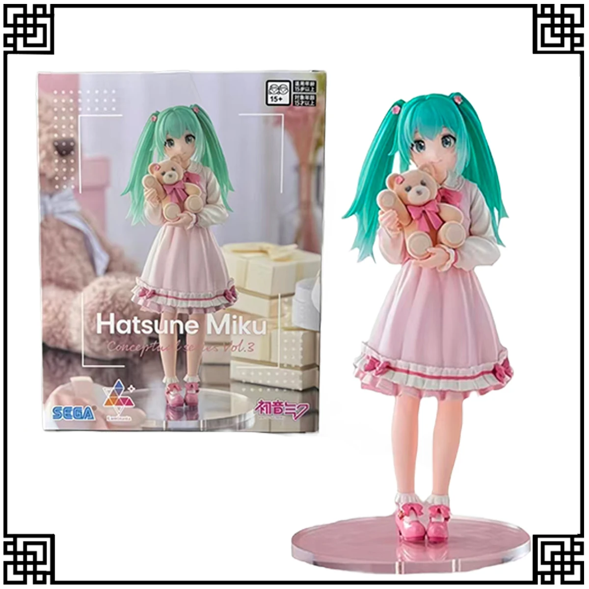 

В наличии Подлинная Sega Original Hatsune Miku Conceptual Series Vol.3 Аниме Фигурка Коллекционная модель из ПВХ Gk Декоративные игрушки