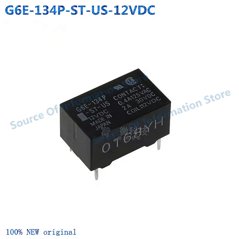 

5Pcs G6E-134P-ST-US/12VDC Relay 5Pin