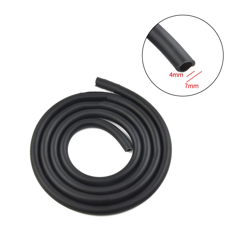 Mangueira Black Fuel Line para diesel, gasolina, água, motor, borracha, gasolina, borracha, tubulação de combustível, NBR, 5mm ID, 8mm, 1m