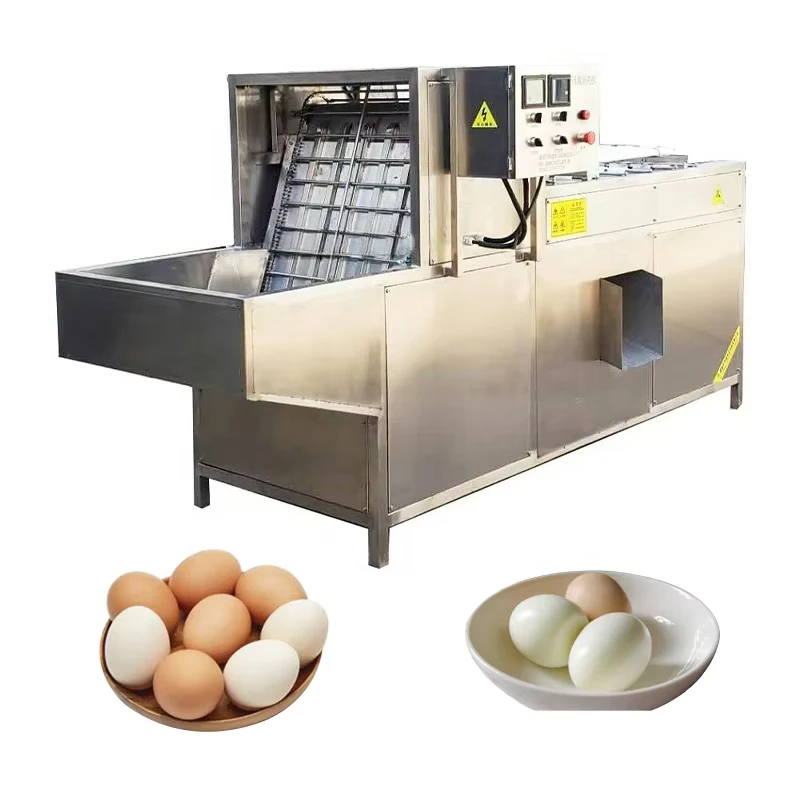 Commercial Egg Peeler / Hard Boiled Egg Peeling Machine / Egg Peeling Line Customized