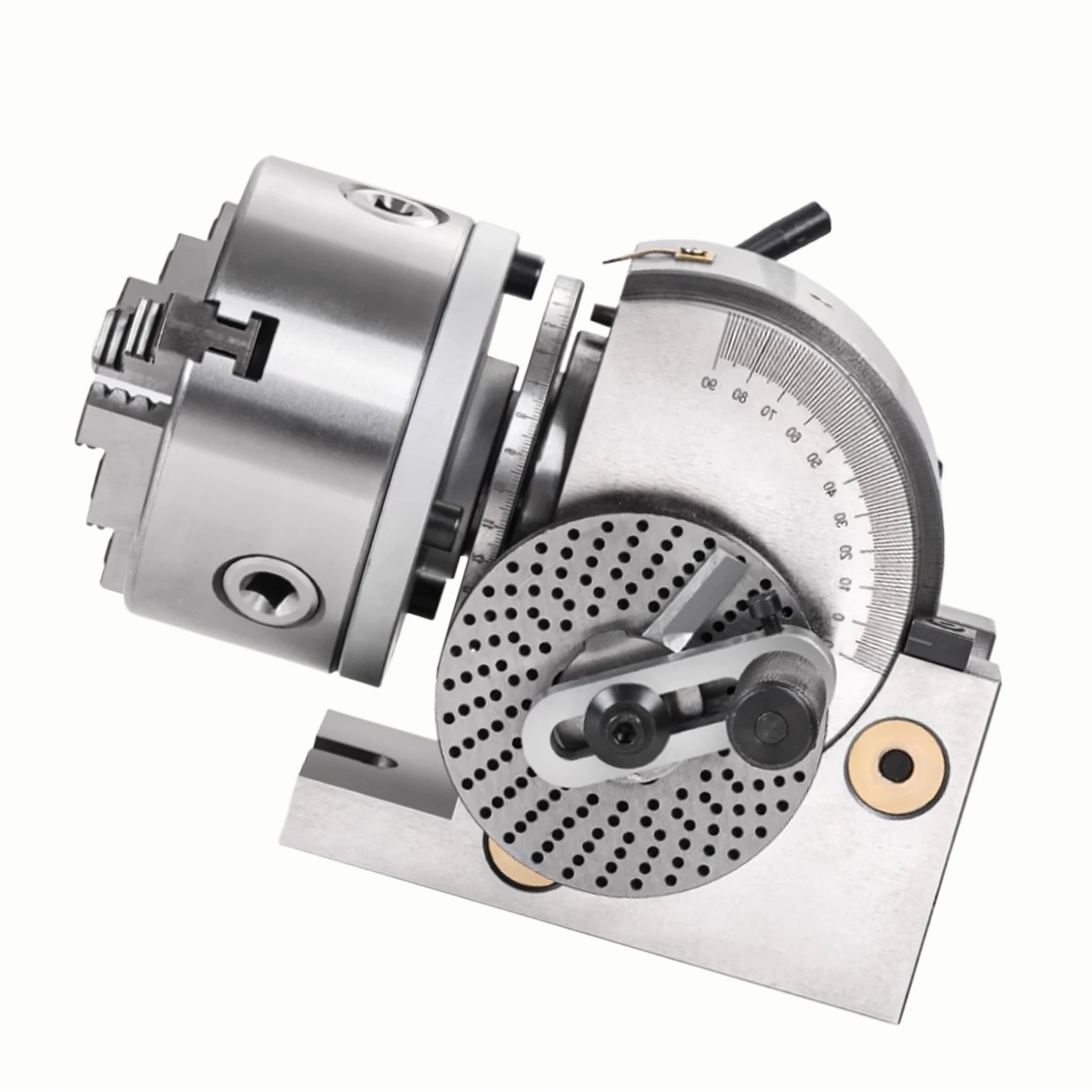 Universal Indexing Head For Both Vertical And Horizontal Milling Machines, Quick And Easy Indexing Head, Rotary Indexing Disc