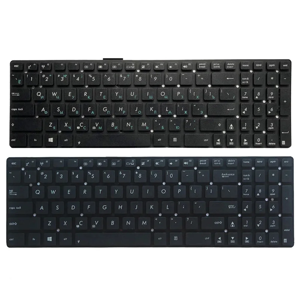 FOR ASUS K55 K55A K55V K55VJ K55VM K55VD K55VJ K55VS K55XI K55DE K55DR 0KNB0-6121RU00 NSK-WA001 US/Russian RU laptop Keyboard