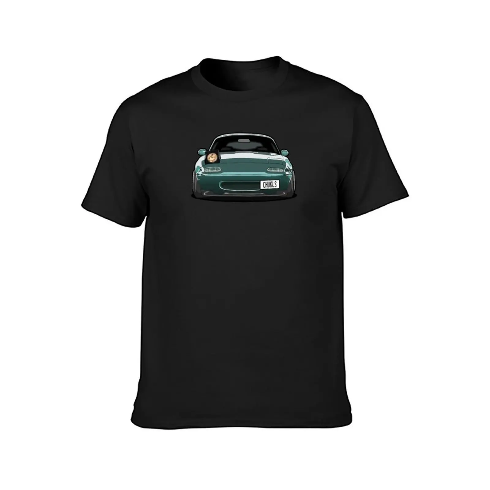 Miata Wink Car T-Shirt anime clothes customs boys whites men graphic t shirts