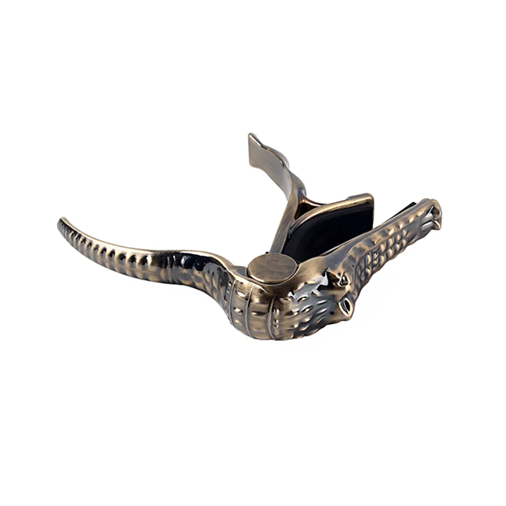 

Guitar Capo Silicone Pad Quick Release For Acoustic Electric Guitar Ukulele Banjo Mandolin Copper Clip On Tuner Instrument