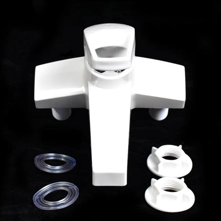 

Bathroom Faucets Double-Hole Basin Hot and Cold Water Faucet for Toilet Kitchen Bathroom Sink Mixer Tap Deck Mounted