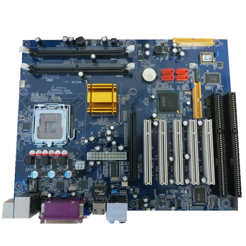 ATX Motherboard Socket 775 Pentium D 945G Industrial Control CNC 2*ISA 5*PCI 2*COM 4 DDR2 SATA for CNC Machine Control