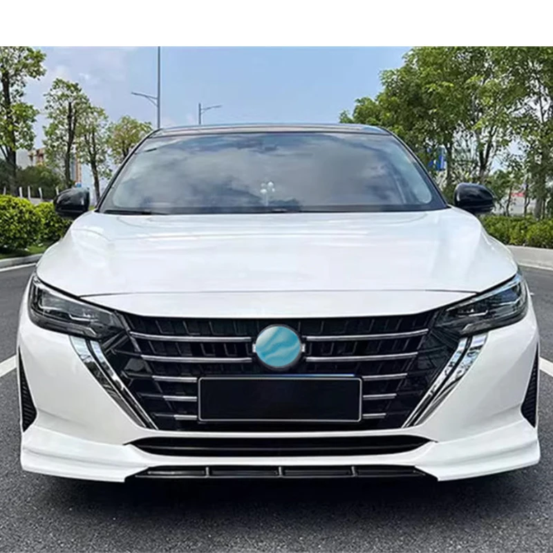 For For Nissan Sentra Sylphy B18/2023 2024 2025 Front Diffuser Lip Splitter Body Kit Spoiler Car Styling Accessories