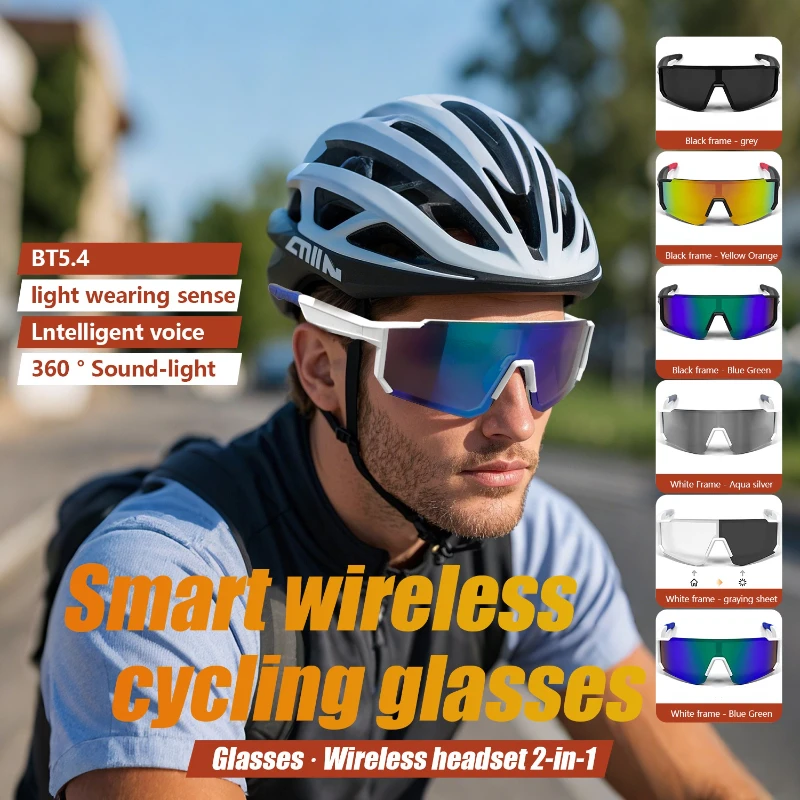 

QY-Pro1 Bluetooth Smart Glasses Intelligent Translation Sunglasses Voice Remote Control Music Eyewear Waterproof Eyeglasses