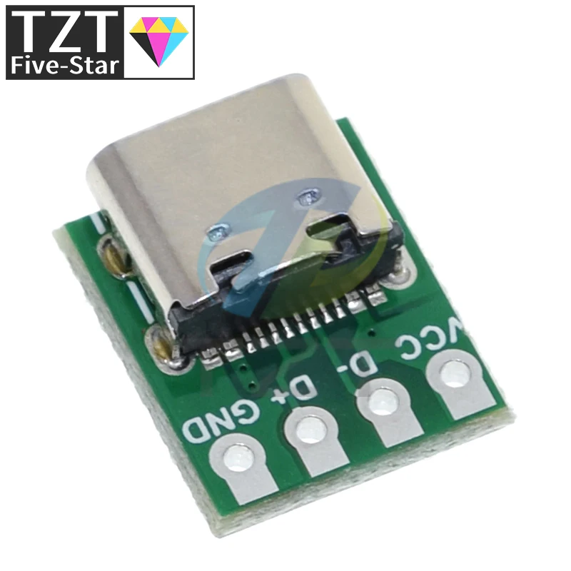 1/5/10Pcs USB 3.1 Type C Connector 16 Pin Test PCB Board Adapter 16P Connector Socket For Data Line Wire Cable Transfer image 4