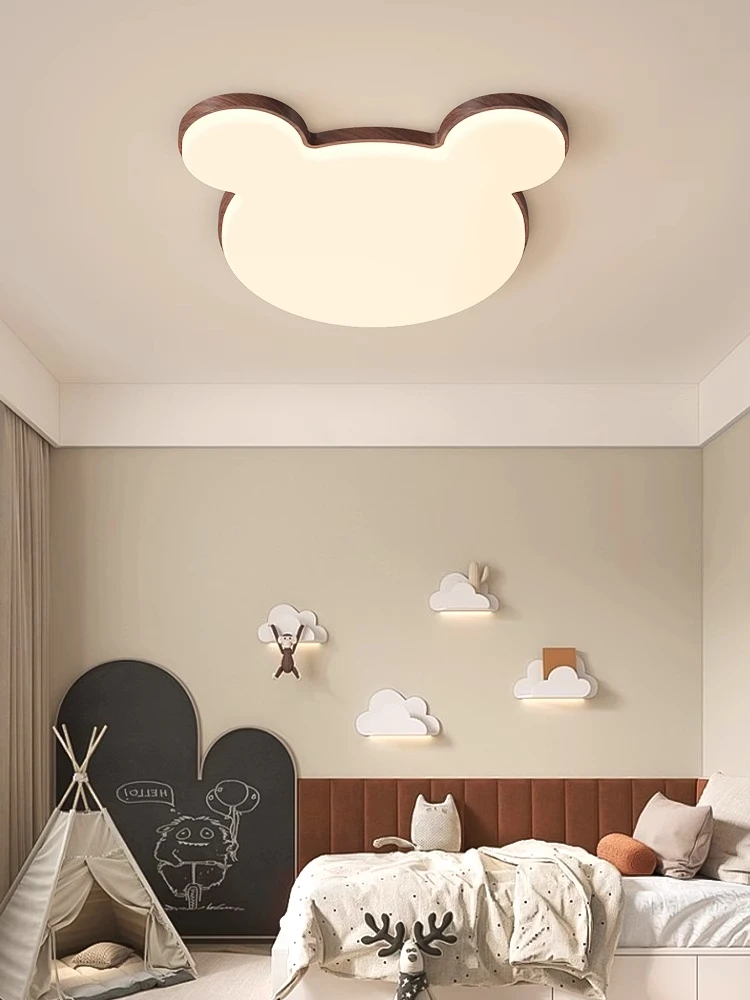 

Designer Children's Bedroom Ceiling Light Mickey Creative Cartoon Full Spectrum Eye Protection Boy & Girl Room Ceiling Lamp