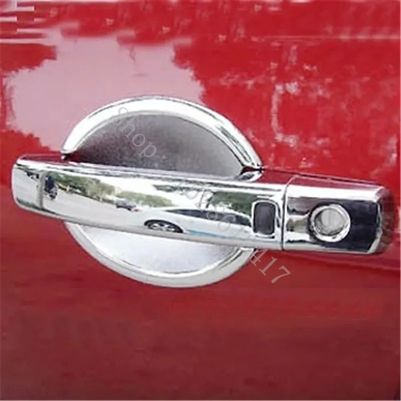 Para Nissan Qashqai J10 Sentra Altima Quest Maxima Frontier 2005 2006~2008, Acessórios para Carro, Cobertura Decorativa ABS para Maçaneta da Porta