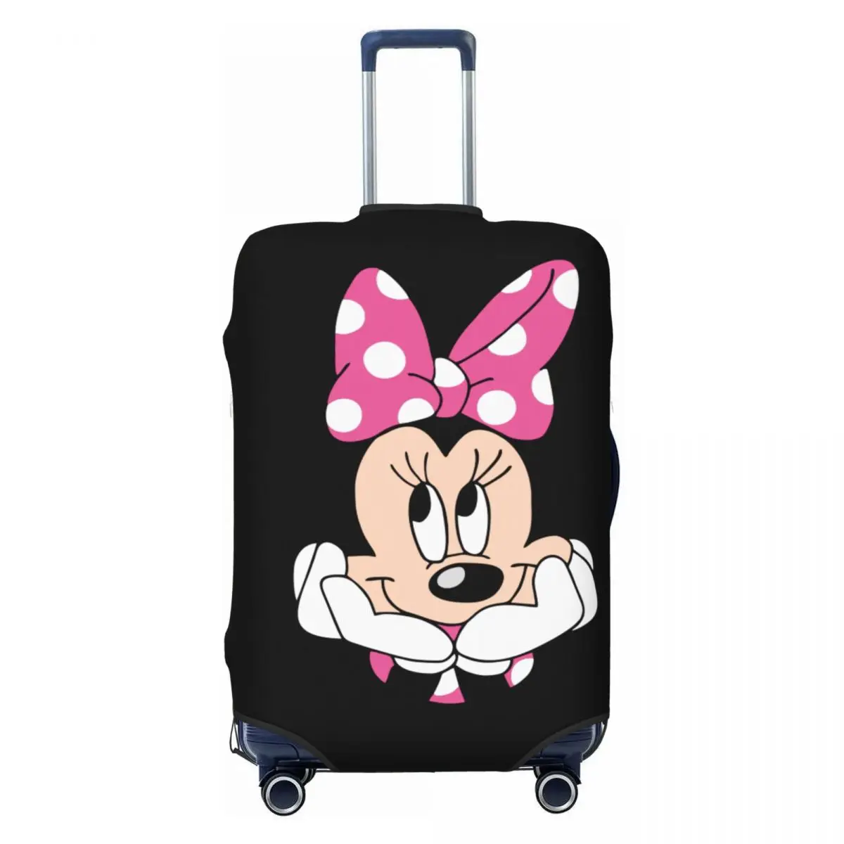 

Funny Comics Minnie Mouse Luggage Cover Protector Dust Proof Cartoon Travel Suitcase Covers
