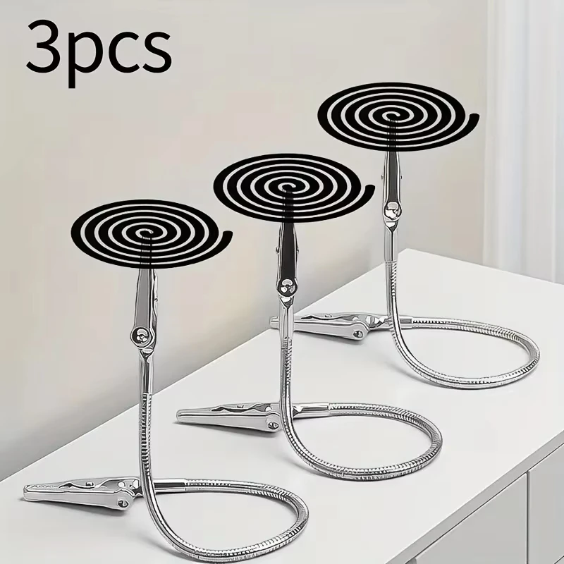 1/3pcs Double-ended Mosquito-repellent Incense Clip Universal Crocodile Clip Bracket Broken Incense Clip Extended Hose