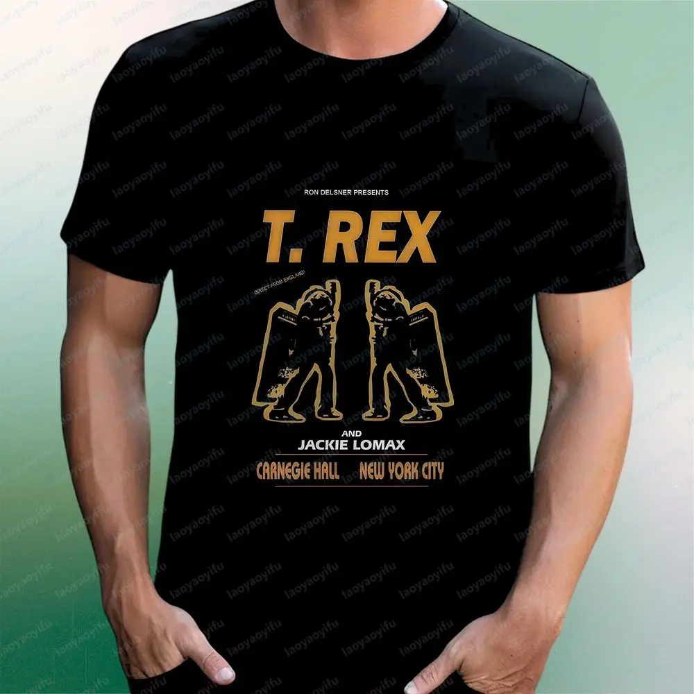 T-Rex Band - Summer Trend Short-Sleeved Men's and Women's Universal Pattern Large-Sized Comfortable T-Shirt