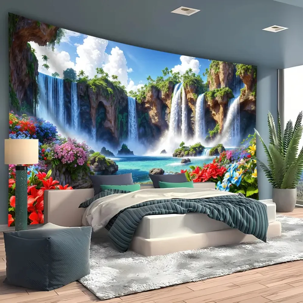 VIKAMA Elevate your party to a realm of sophistication with this exotic tapestry. It not only challenges your aesthetic but also