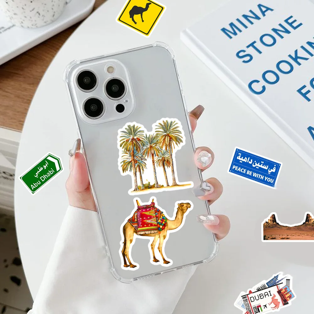 50PCS Middle East Saudi Arabian Style Animal Graffiti Decorative Guitar Laptop Suitcase iPad Waterproof Sticker Kids Toy