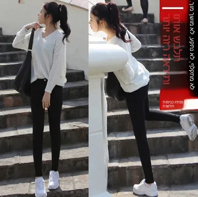 Slim Fit Thin Pencil Pants Women's Leggings Spring Autumn New Style Base Layer Pants Long Pants Polyester Fiber 100%