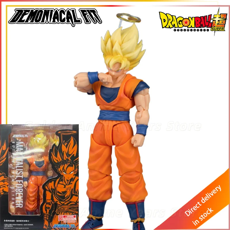 【In Stock】Demoniacal Fit Dragon Ball Super Saiyan Black Goku Trunks 1/12 Articulated Action Figure Collection Gift&Collection view 6