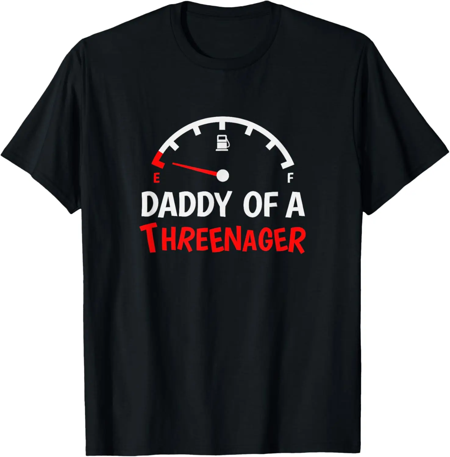 

Daddy Dad Of A Threenager 3rd Birthday Kid Gamer Prince T-Shirt