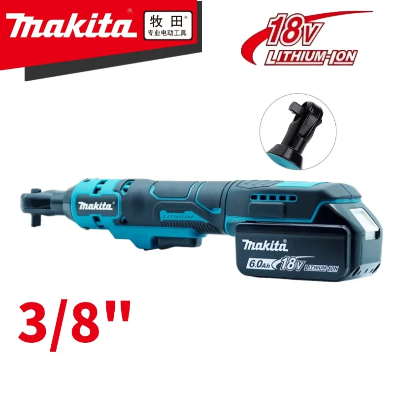 

Makita 18V Brushless Ratchet Right Angle Wrench Cordless Variable Speed Power Wrench LED Power Tool