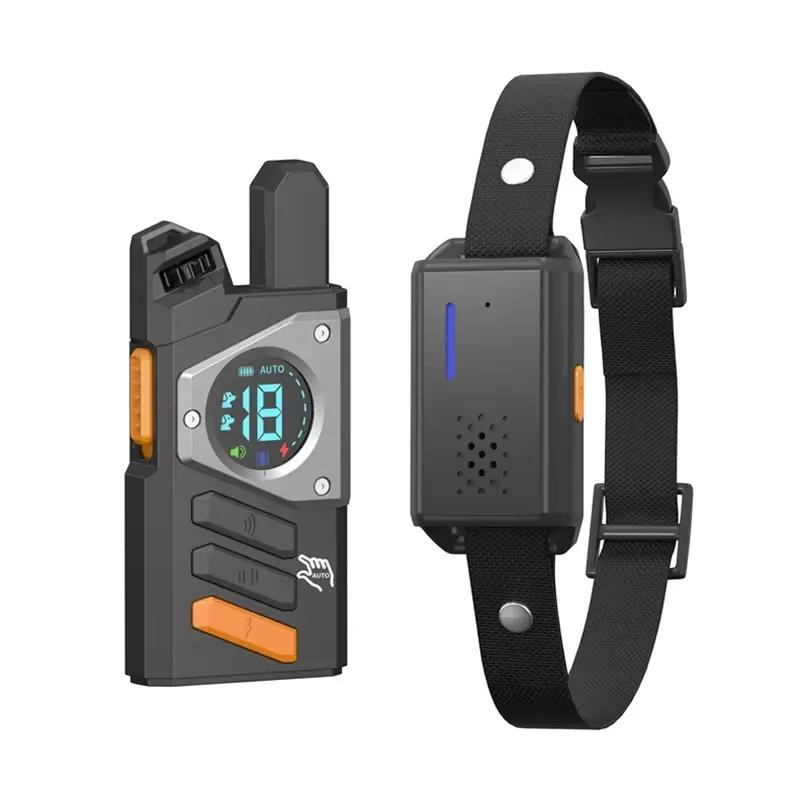 for 2025 New Arrival Wholesale Dog Training Collar with Sound Vibration Electric Shock Rechargeable Anti-bark Collar 3280FT