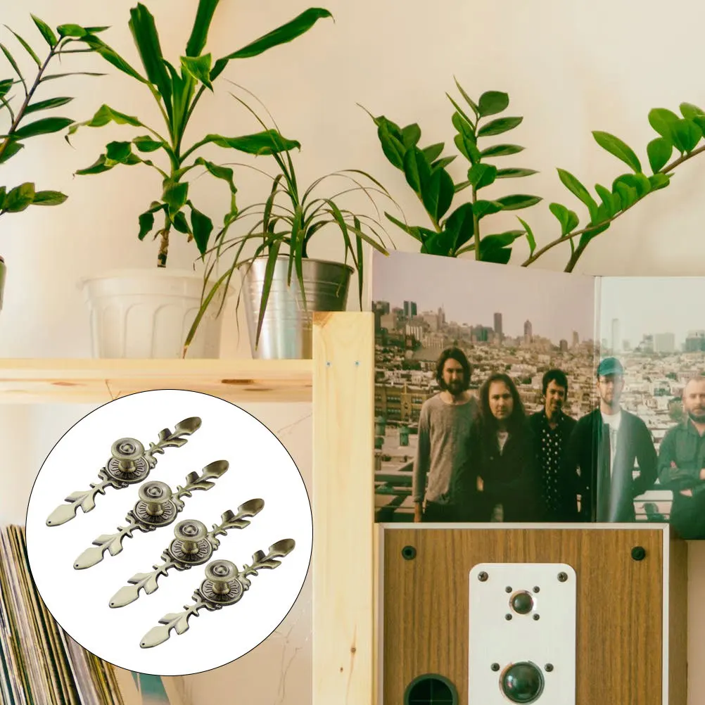 

4 pcs Retro Handles Creative Drawer Knobs For Cabinet Decor Furniture Upgrade Nostalgia Door Pulls Home Hardware