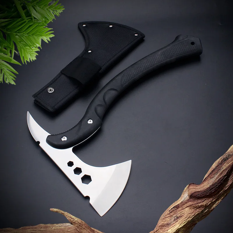 

Outdoor Multi Functional Tactical Hand Axe Convenient Camping Jungle Mountain Cutting Self-defense Fire Axe EDC Tool