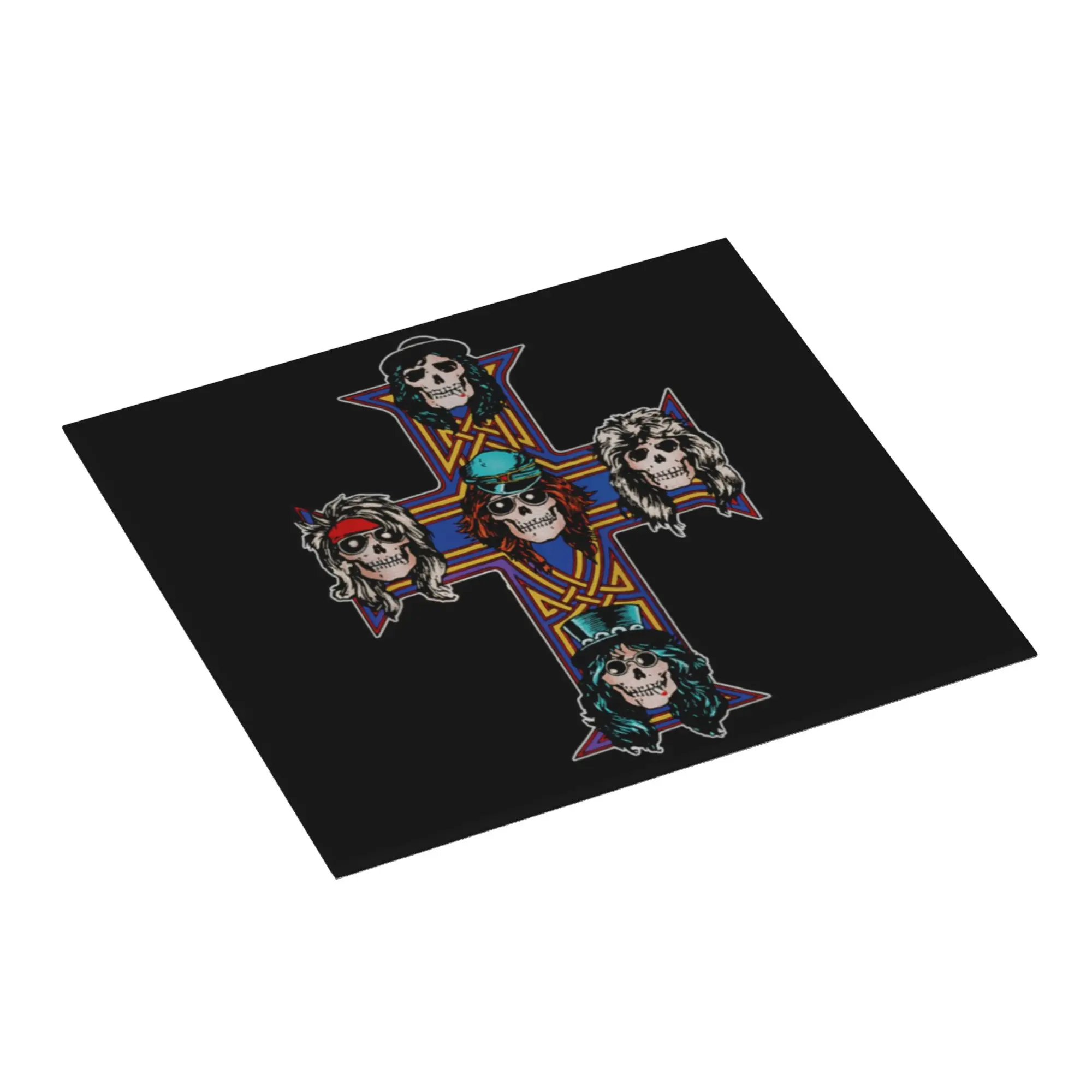 Drying Mat For Kitchen Guns N Rose Logo Steampunk Music Print Barware Tableware Oil Proof Washable Kitchen Sink Drying Pad