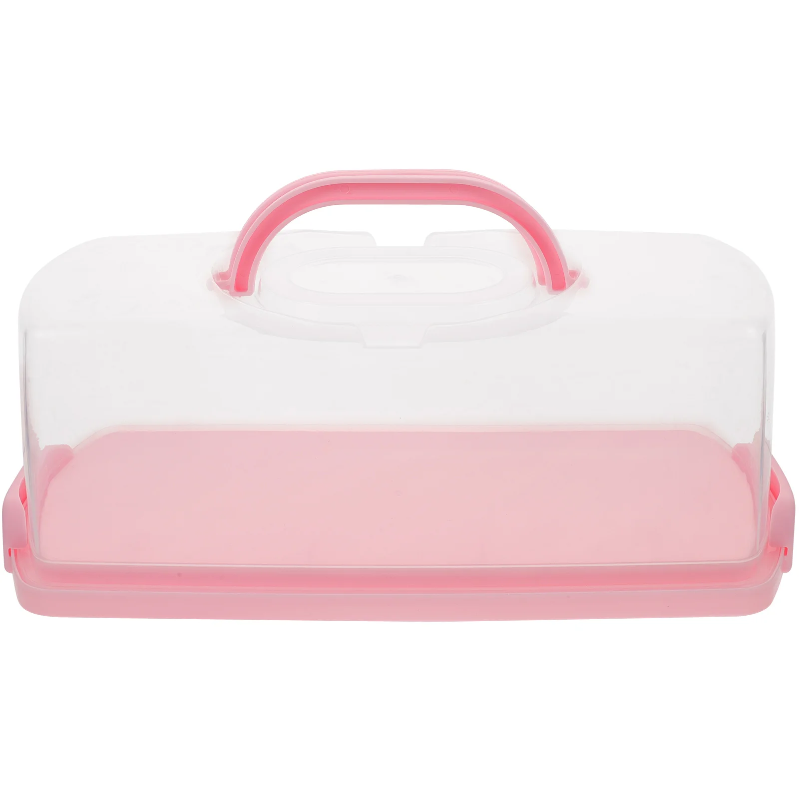 

Portable Reusable Airtight Container Bread Storage Box For Birthday Party Outdoor Banquet Clear Rectangular Carrier Sealing Box