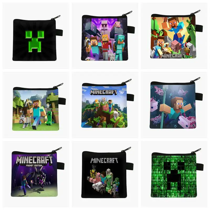 

New Mini Zipper Coin Purse Card Holder Kids Storage Pouch Portable Small Organizer Bag For Daily Travel School Outdoor Use