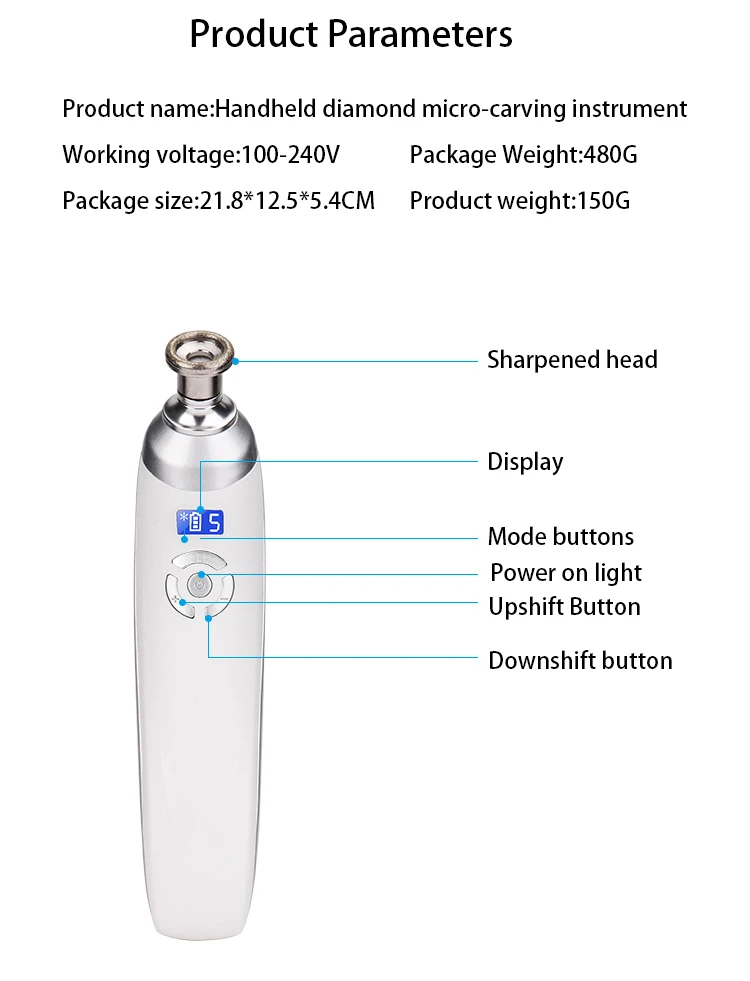 2026 handhold peeling remoção de cravo diamante casca microdermoabrasão máquina grande sucção rejuvenescimento para uso doméstico