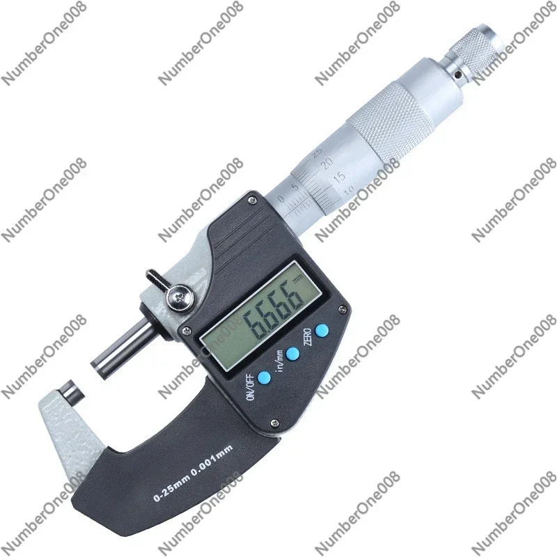 Electronic Digital Display Accuracy 0.001mm Outer Diameter Micrometer Electronic Index Card Wire Caliper